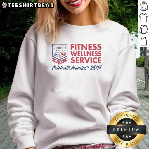 Original The American Legion's Celebration of America's 250th sweatshirt featuring patriotic design and vibrant colors.