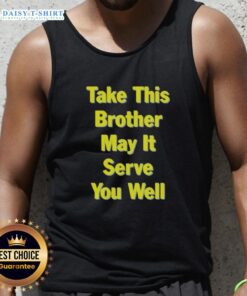 Chemical Brothers tour tank top featuring 'Take This May It Serve You Well' design from San Francisco concert 2025.