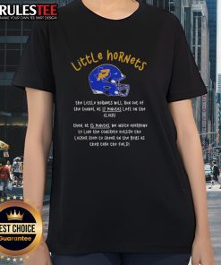 Alt Text: Original Little Hornets team running out of the tunnel, 17 minutes left on the clock - ladies tee design.