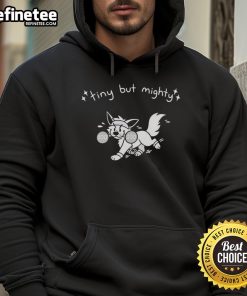 Original Tiny But Mighty Furry Hoodie in vibrant colors, showcasing its soft texture and stylish design for cozy wear.