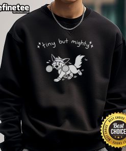 Cozy Original Tiny But Mighty Furry Sweatshirt in soft fabric, perfect for warmth and style during chilly days.