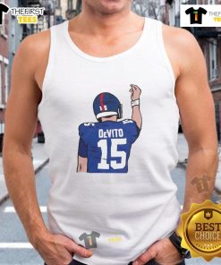 Original Tommy Devito hand gesture celebration tank top in stylish design, perfect for fans of classic movies and pop culture.