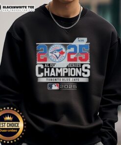 Original Toronto Blue Jays 2025 ALDS Champions sweatshirt featuring team logo and vibrant colors for MLB fans.