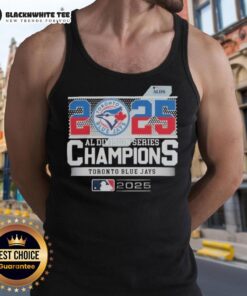 Original Toronto Blue Jays 2025 ALDS Champions tank top showcasing MLB American League Division Series design.