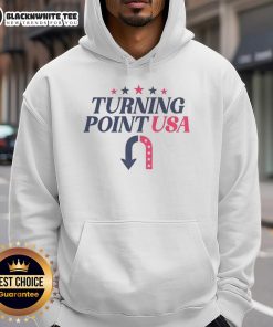Original Turning Point USA Charlie Kirk Memorial Political Free Speech Hoodie featuring bold graphics and vibrant colors.