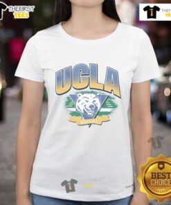 Original UCLA Bruins Arena Fade Ladies Tee featuring a stylish design for women's casual wear and team spirit.