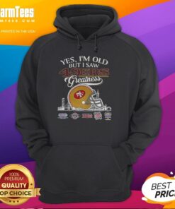 Alt Text: San Francisco 49ers Super Bowl hoodie featuring skyline design, perfect for fans celebrating team greatness.