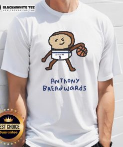 Premium Anthony Breadwards Timberwolves Basketball Player Pun T-Shirt featuring a fun graphic design and vibrant colors.