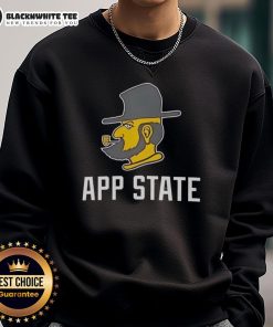 Premium Appalachian State Mountaineers logo sweatshirt featuring a bold design and comfortable fit for fans.