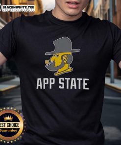 Alt Text: Premium Appalachian State Mountaineers logo T-shirt featuring a bold design and vibrant colors for fans.