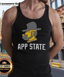 Premium Appalachian State Mountaineers logo tank top featuring bold design for fans and athletes.