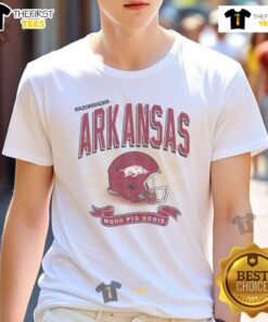 Premium Arkansas Razorbacks Prime Play T-Shirt featuring team colors and logo, perfect for game day attire.