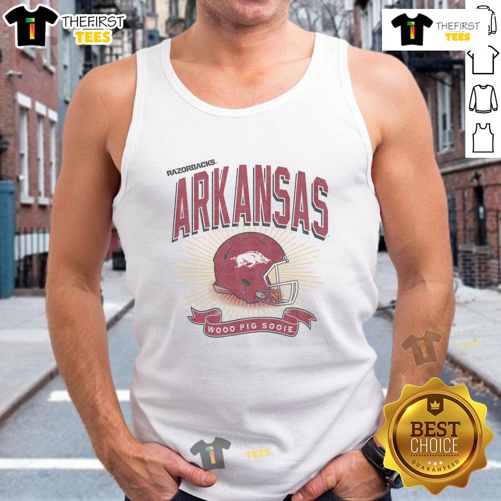 Premium Arkansas Razorbacks Prime Play Tank Top Alt Text: Premium Arkansas Razorbacks Prime Play Tank Top featuring team colors and logo, perfect for game day wear.