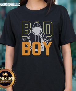 Alt Text: Premium Bad Boy Streetwear Rebel Graphic Ladies Tee featuring bold graphics and a stylish fit for trendy women.