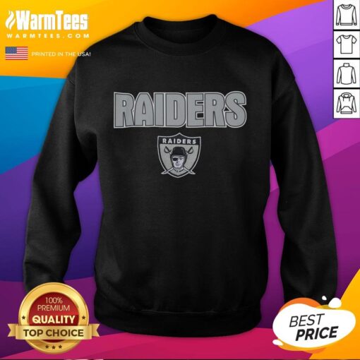 Premium Black Oakland Raiders Throwback Sweatshirt featuring classic logo and stylish design for fans and collectors.