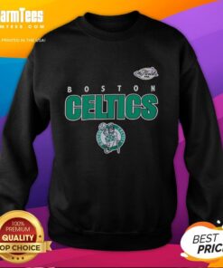 Premium Boston Celtics throwback sweatshirt featuring classic team logo and vintage design, perfect for fans.