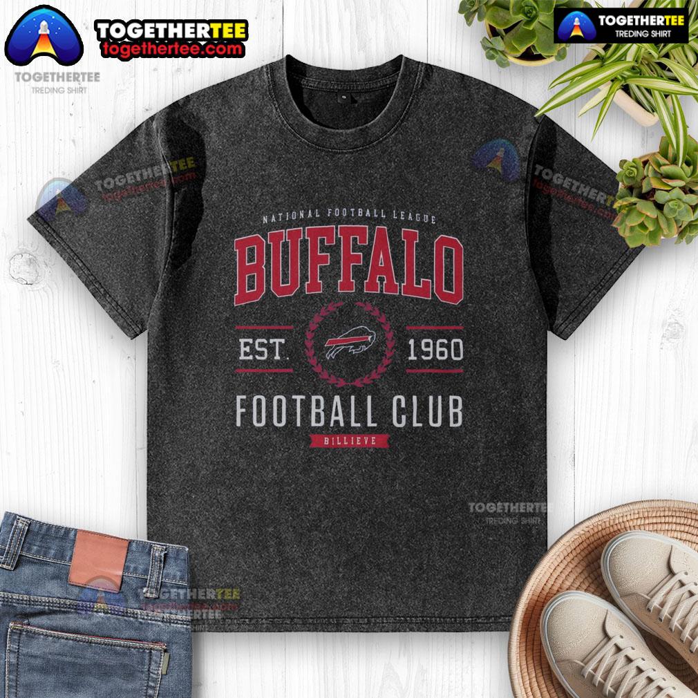 Premium Buffalo Bills Football Club Washed T Shirt