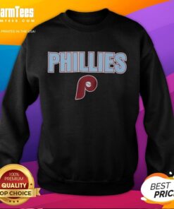 Premium Burgundy Philadelphia Phillies Throwback Sweatshirt featuring vintage logo and soft fabric design.