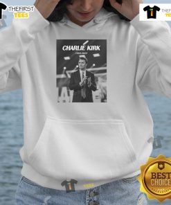 Alt Text: Premium Charlie Kirk Memorial Rest In Peace Hoodie featuring a stylish design for honoring Charlie Kirk's legacy.