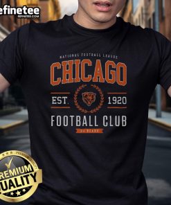 Alt Text: Premium Chicago Bears Football Club T-Shirt featuring team logo, vibrant colors, and comfortable fabric for fans.