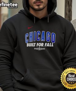 Alt Text: Premium Chicago Cubs hoodie, perfect for Fall 2025 postseason, featuring team colors and logo for fans.