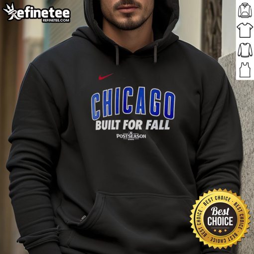 Alt Text: Premium Chicago Cubs hoodie, perfect for Fall 2025 postseason, featuring team colors and logo for fans.