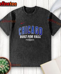 Alt Text: Premium Chicago Cubs Built for Fall 2025 Postseason Washed T-Shirt showcasing team spirit in stylish design.