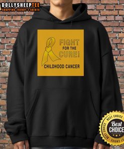 Alt Text: Premium Childhood Cancer Fight For A Cure Hoodie in vibrant colors, promoting awareness and support for childhood cancer.