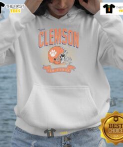 Alt Text: Premium Clemson Tigers Prime Play Hoodie featuring vibrant colors and a comfortable fit, perfect for fans and game days.