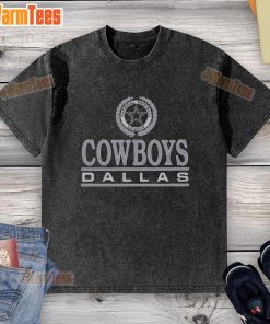 Premium Dallas Cowboys Crest Washed T-Shirt featuring the iconic team logo on a stylish, comfortable fabric.