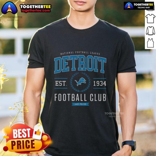 Premium Detroit Lions Football Club T-Shirt featuring team logo and stylish design for loyal fans and sports enthusiasts.
