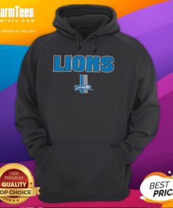Premium Detroit Lions Throwback Hoodie featuring retro design and team colors, perfect for fans and casual wear.