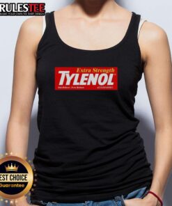 Premium Extra Strength Tylenol logo tank top featuring vibrant design, perfect for comfort and showcasing your brand loyalty.