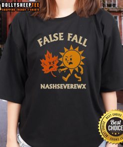 Premium False Fall Nashseverewx Ladies Tee featuring a stylish design and comfortable fit for casual wear.