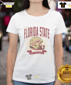 Premium Florida State Seminoles Prime Play Ladies Tee showcasing team colors and logo, perfect for FSU fans.