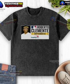 Premium Francisco Lindor 2025 Roberto Clemente Award washed t-shirt featuring unique design and comfortable fit.