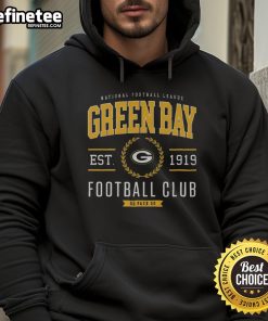 Premium Green Bay Packers Football Club Hoodie featuring team logo and vibrant green design for fans and athletes.