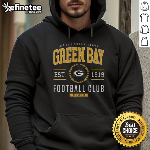 Premium Green Bay Packers Football Club Hoodie featuring team logo and vibrant green design for fans and athletes.