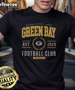 Alt Text: Premium Green Bay Packers Football Club T-Shirt featuring vibrant team colors and logo, perfect for fans and collectors.
