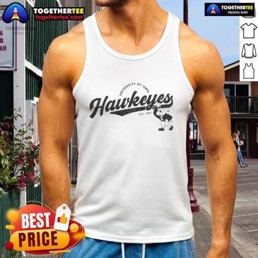 Premium Hawkeye Script Logo Tank Top featuring a stylish design, perfect for casual wear and Marvel fans.