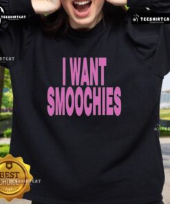 Premium I Want Smoochies Sweatshirt featuring a cozy design, perfect for casual wear and expressing love.