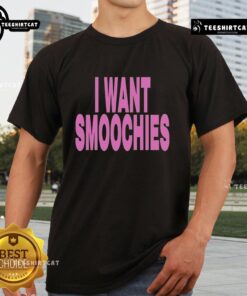 Premium I Want Smoochies T-Shirt in vibrant colors, perfect for casual wear and expressing love. Shop now for a cute look!