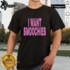 Premium I Want Smoochies T-Shirt in vibrant colors, perfect for casual wear and expressing love. Shop now for a cute look!