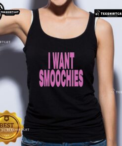 Premium I Want Smoochies Tank Top featuring a fun design, perfect for casual wear and expressing playful vibes.