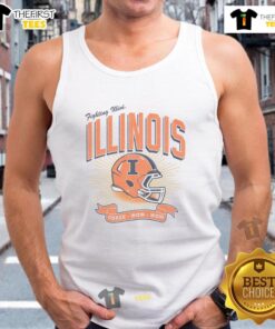 Premium Illinois Fighting Illini Prime Play Tank Top featuring vibrant team colors and logo for ultimate fan style.
