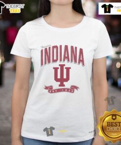 Premium Indiana Hoosiers Prime Play Ladies Tee in vibrant red, showcasing team spirit and stylish comfort for fans.