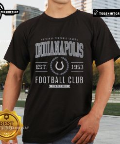 Premium Indianapolis Colts Football Club T-Shirt featuring team logo and colors, perfect for fans and casual wear.