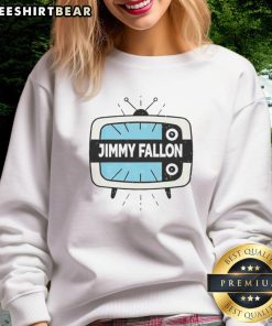 Premium Jimmy Kimmel Television Classic Sweatshirt in navy blue, featuring a stylish logo and comfortable fit for fans.