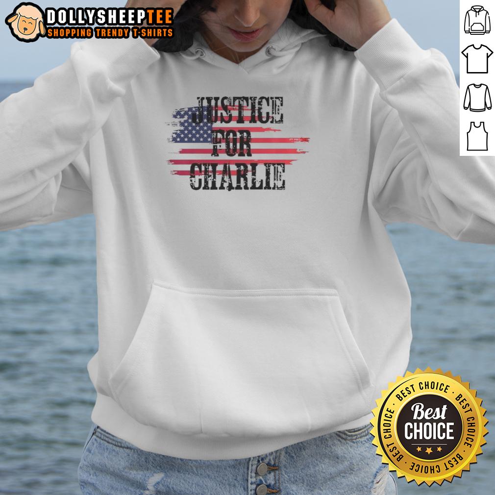 Premium Justice For Charlie Kirk Usa Flag Rest In Peace Hoodie Premium Justice For Charlie Kirk USA Flag Rest In Peace Hoodie featuring patriotic design and bold graphics.