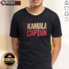 Premium Kamala Captain T-Shirt featuring a stylish design, perfect for fans of Kamala Harris and trendy casual wear.